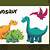 free printable dinosaur wall art