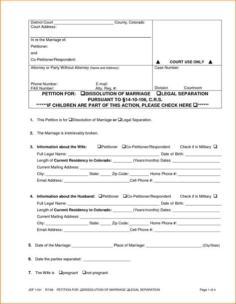 Divorce Paperwork Texas Form Resume Examples Bw9jpW3V7X