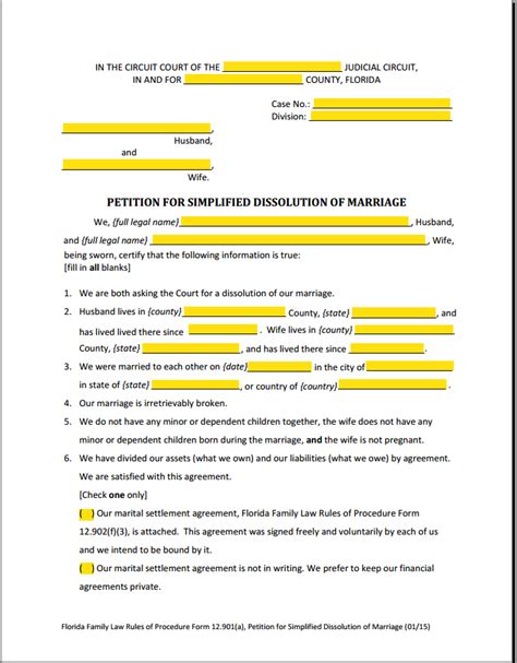 Sample Of Divorce Decree In Florida EXAMPLEPAPERS