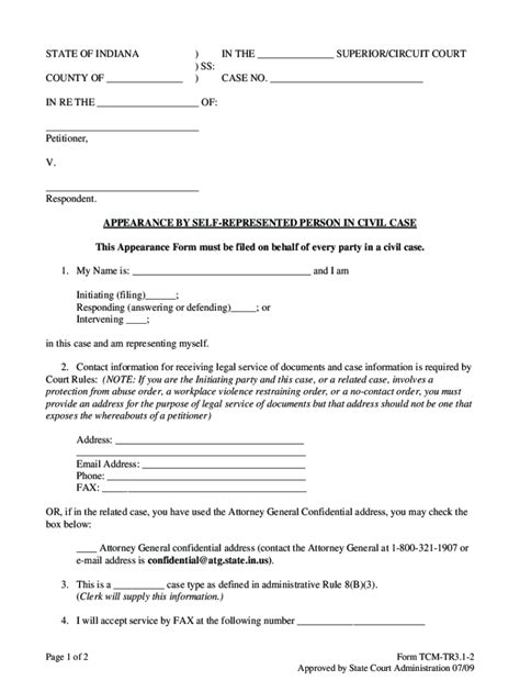 Indiana Divorce Papers 20202021 Fill and Sign Printable Template
