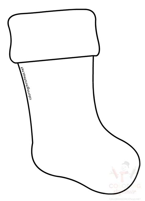 stocking outline printable Yahoo Search Results Christmas stocking