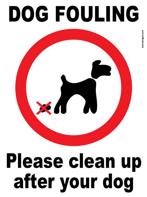 No Dog Fouling CCTV Sign SSP Print Factory