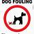 free printable dog fouling signs