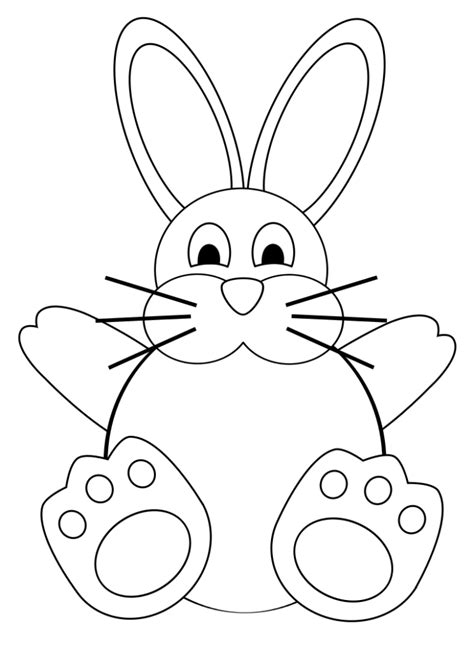 Easter Bunny Rabbit Template ClipArt Best