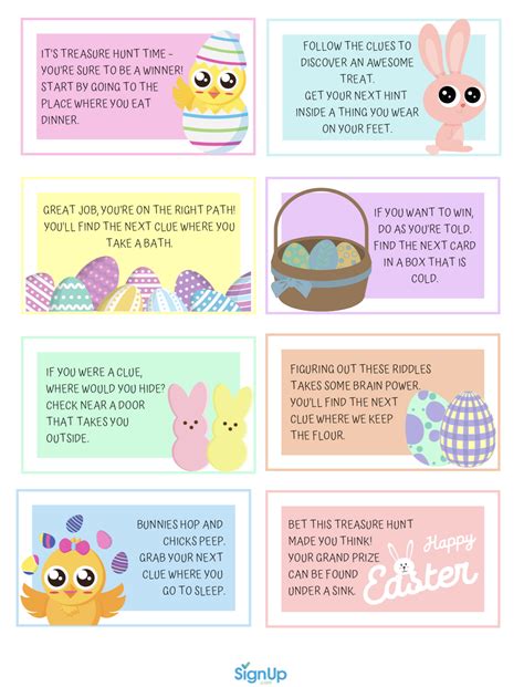Printable Easter Egg Hunt Ideas + Clues Easter egg template, Easter