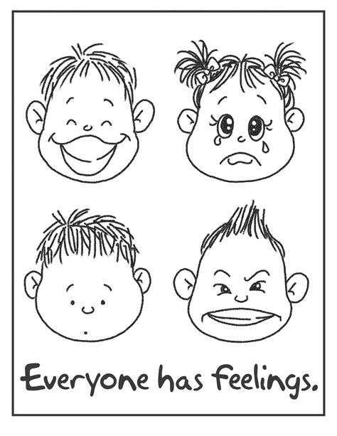 Top 71 Emotion Coloring Pages Tiny Coloring Page Teaching emotions