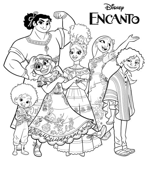 Free Disney Coloring Pages Encanto