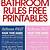 free printable etiquette signs toilet rules