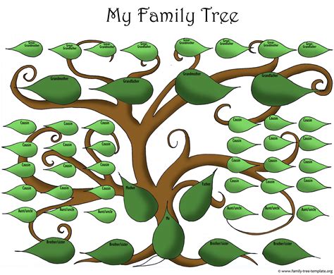 Free Family Tree Poster Customize Online then Print at Home