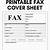 free printable fax cover sheets pdf