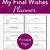 free printable final wishes planner