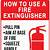 free printable fire extinguisher sign