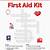 free printable first aid worksheets