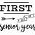 free printable first day of senior year sign