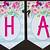 free printable floral happy birthday banner - printable templates