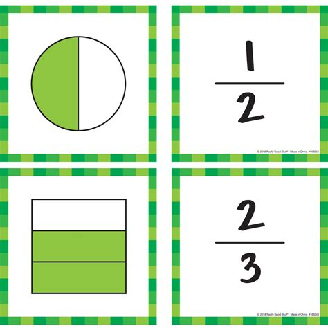 Classroom Freebies Too Printable fraction cards