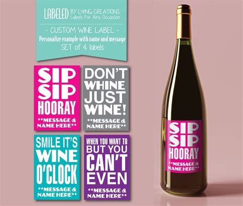 FREE Printable Wine Labels Funny Wine Labels Funny wine bottle