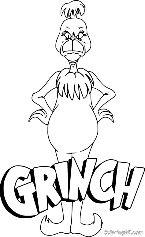 The grinch coloring pages to download and print for free