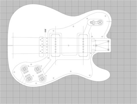 Download free PRS style guitar building plan!