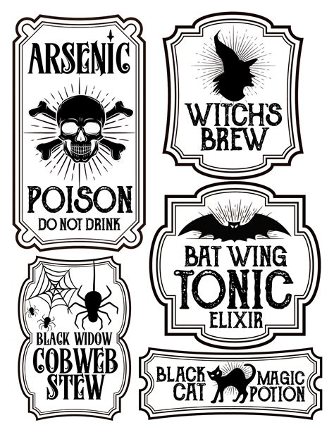 9 Best Images of Printable Halloween Potions Harry Potter Spell Book