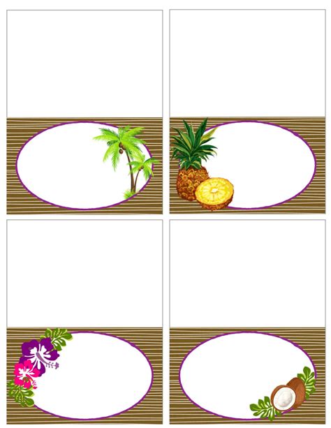 Luau Party Printables, Invitations & Decorations Party food labels
