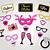 free printable hen party photo booth props