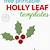 free printable holly leaf template