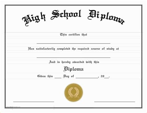 10 Free Homeschool Diploma Certificate Templates Templates Study