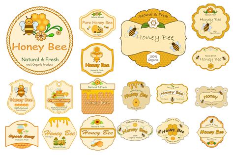 8+ Honey Jar Label Templates PSD, Word, PDF Free & Premium Templates