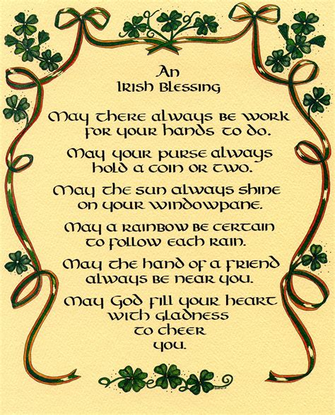 Irish Blessing Free Printable On Sutton Place