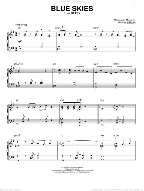 Sheet music made by miusic for Piano Jazz piano, Jazz sheet music
