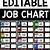 free printable job charts for classrooms
