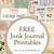 free printable junk journal ephemera
