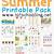 free printable kindergarten summer packet