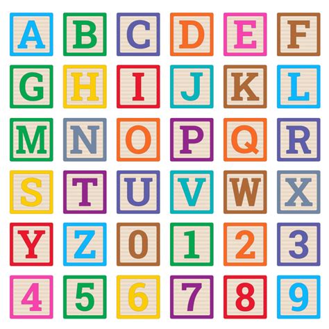 Printable Colored Alphabet Letters Free / Large Printable Alphabet For