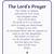 free printable lord s prayer