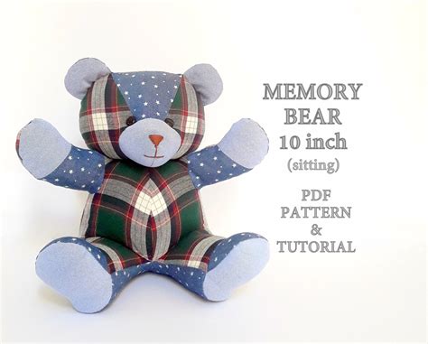 Bear Sewing Pattern Memory Bear Pattern Free Craft Pinterest Bear Teddy