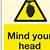 free printable mind your head signs