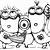 free printable minion coloring pages