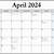 free printable monthly calendar 2023 uk events april 21
