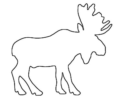 Moose Head Silhouette Pattern at GetDrawings Free download
