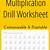 free printable multiplication drills