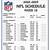 free printable nfl football schedules week 16 nfl results and standings