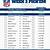 free printable nfl football schedules week 16 wr matchups week 2