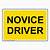free printable novice driver sign