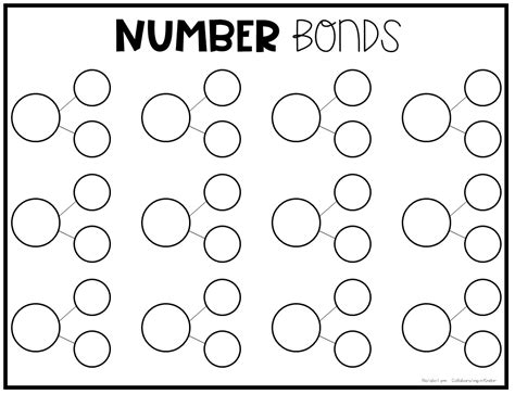 Kindergarten Number Bond Worksheets Free Number Bonds Worksheets Math