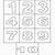 free printable numbers coloring pages