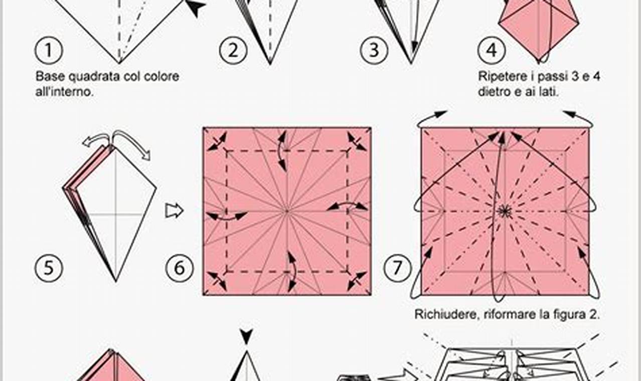 free printable origami flower patterns