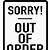 free printable out of order sign - high resolution printable