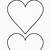 free printable outline heart template